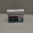 Weather Station Wireless Indoor Outdoor Thermometer: BOZYBO Digital Atomic Clock with Indoor/Outdoor Temp, Temperature Gauge Weather Clock with Calendar and Adjustable Backlight