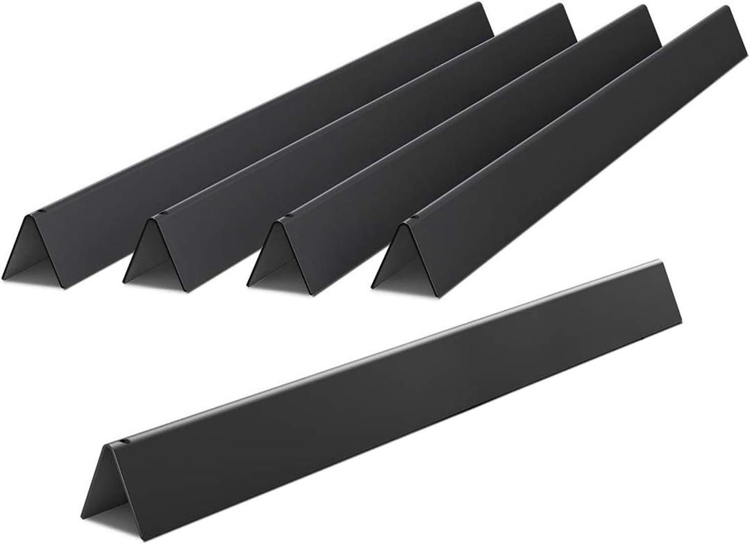 X Home 22.5-Inch Heavier Flavorizer Bars Replacement with Side-Mounted Control, for Weber Genesis Silver/Gold B & C, Spirit E-310, Spirit 300 Series Grill Parts, Porcelain-enameled, 5-Pack (22.5" for Silver B/C & Spirit 300)