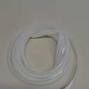 Flexible1/4 Shower Door Side Seal Strip 100 Inch Shower Glass Door Side Sweep for Frameless Glass Door,Silicone