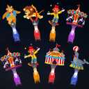 36Pcs Carnival LED Finger Lights Circus Party Favors Glow in the Dark Light Up Finger Lights Carnival Themed Toys Bulk for Halloween Birthday Party Goodie Bag Stuffer Birthday Gifts Classroom Prize