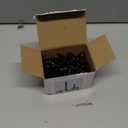 (150 pcs)#81-1/2" Black Truss Head Wood Screws Quick Metal Self Tapping Zinc Oxide