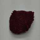 Madeals Chenille Toilet Lid Cover Shag Soft and Absorbent, Comfortable Bathroom Toilet Lid Cover Seat Fits Most Size Toilet Lids for Burgundy