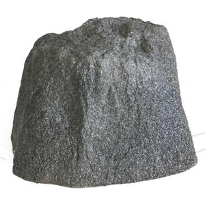 Outdoor Fake Rock Cover, Fiberglass Faux Stone for Landscaping, 13.6"x12.4"x18.6", Decorative Well Pump & Gas Meter Cover, Grey Plastic Rock Design (Gray)