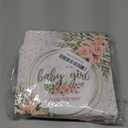 80 Pcs Sweet Baby Girl Paper Napkins It's a Girl Baby Shower Disposable Napkins Watercolor Pink Floral Napkins for Girl Baby Shower Party Supplies Table Decor