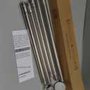 TEECK Shower Curtain Rod, 32-80 inch Adjustable Spring Tension Curtain Rod, Never Rust Anti-Slip Shower Curtain Rod for Bathroom, No Drilling, Never Collapse, Easy to Use, Silver