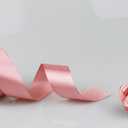 2 x 25 Yards Satin Ribbon for Gift Wrapping Floral Bouquets Party Decoration DIY Craft (Rose Pink, 1.5 Inch)