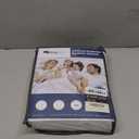 Waterproof RV Short Queen Mattress Protector for 60x75 Camper Bed Soft Soft Bamboo Viscose Terry Matressprotector Quiet Breathable Fitted Matress Cover (White)