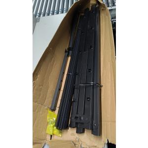Twin Size Metal Bed Frame, Black, With Hardware (No Brand)