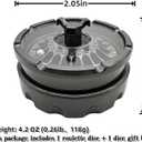 D20 Roulette dice, Unique dice Spinner, Metal D&D Dice Set, Perfect for D&D Dungeons and Dragons, RPG and Pathfinder Role Playing GamesBlack red