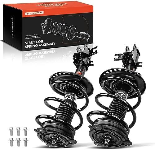 A-Premium Front Struts Compatible with Nissan Altima [Sedan] 2013-2018 - Single Replacement Suspension Complete Strut Assembly Shock with Coil Spring
