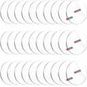 Enoin 30 Pack 4 inch Acrylic Circle Blanks - Acrylic Discs Cut to Size Plexiglass Sheets 1/8 inch Thick, Platic Discs Clear Ornaments for Crafts Arts and Crafts, DIY Project, Paintings
