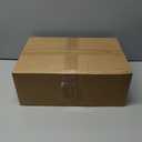 Round PU Leather Ottoman Foot Rest, Foam-Filled Pouf for Sofa and Living Room, Zippered Cover with Removable Foam Insert for Easy-Clean Care, 15.5" D x 8" H