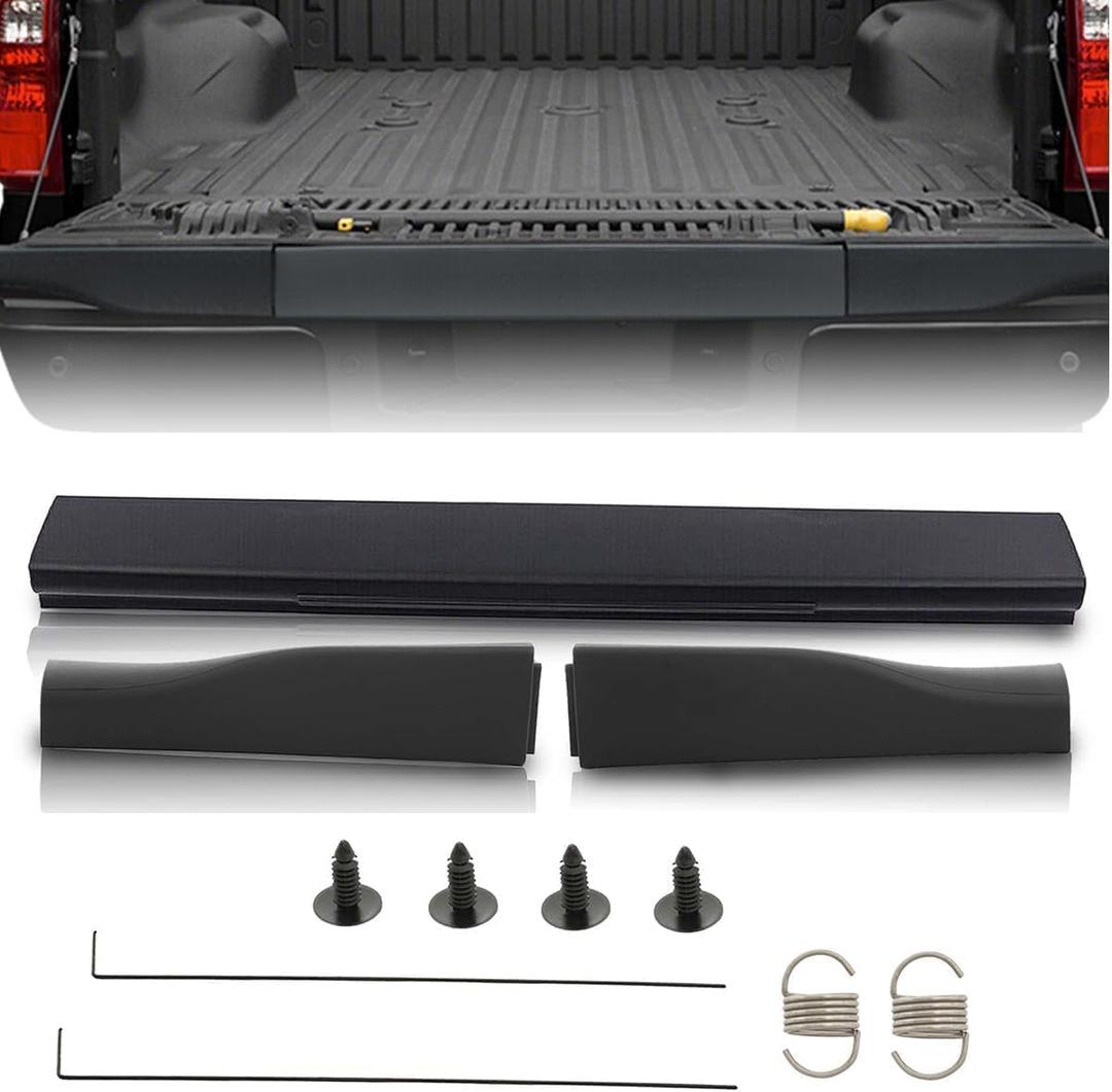 KARPAL Tailgate Cover Flexible Flex Step Tailgate Cap Mad Molding Trim Fit for 2008-2016 Ford F250 F350 F450 F550 Super Duty