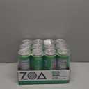ZOA Energy Sugar Free Energy Drinks With Electrolytes For Hydration, Lemon Lime - 12 Fl Oz (12-Pack), EXP: 04/16/2025