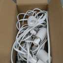 Simple Deluxe 6-Pack 20 Feet Extension Hanging Lantern Pendant Light Lamp Cord Cable E26 Socket (no Bulb Included) On/Off Switch, 6 Pack, White (20 ft-New)