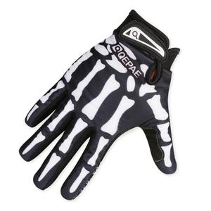 Skeleton Motorcycle Gloves Breathable Anti-slip Skull Bone Gloves Outdoor Mountain Cycling Gloves