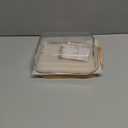 KIVY Large Butter Dish with Lid - Fits 2 Butter Sticks and Wider Sizes (Kerry gold, European Styles, Eastern, Western) - 2 Stick Butter Dish - Glass & Bamboo