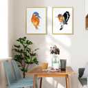 upsimples 12x16 Poster Frame, Easy Slide-In Assembly, Gold, 3 Pack