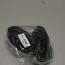 New Diamond Leather Steering Wheel Cover with Bling Bling Crystal Rhinestones, Universal Fit 15 Inch Car Wheel Protector for Women Girls Black (Standard Size[14"1/2-15"])