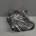 Circloophs Mini Clear Makeup Bag, 80 Pack Small Cosmetic Bags with Zipper TSA Approved Travel Bags Bulk for Toiletries Plastic EVA Water-resistant Black Reusable Pouches for Bathing Suit, 5.9 x 5.1