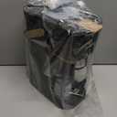 Single Serve One Cup Coffee Maker, for K Cups and Grounds, Mini Coffee Maker with Portable Handle, 6 to 12 Oz Brew Size, for Travel, Camping, Office, RV and Dorm, 120V, Black and Gold