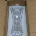 12 inch Flower vase,Large Crystal Glass Vase,Crystal Clear Glass Vases for Flowers,Banquet,Wedding,Birthday,Living Room,Dining Table