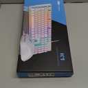 Gaming Keyboard and Mouse Combo, K1 RGB LED Backlit Wired Keyboard with 104 Key Computer PC Gaming Keyboard for PC/Laptop (Black)