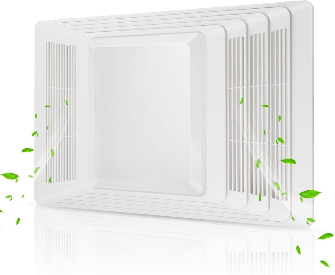 S97013662 Nutone Bathroom Exhaust Fan Cover - Grille & Lens Assembly Replacement for Broan-Nutone Models 655, 656, 657, 659, 695, HFL695, 696