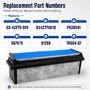 4 Pack Engine Air Filter Compatible with Freightliner Cascadia 2018-2022