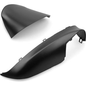 Right Side Mirror Lower Cover Trim and Base Fit for Mazda CX-5 2015 2016 (With Light) and CX-3 2016-2019, Passenger Side Replacement Set