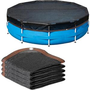 YEXEXINM Pool Leaf Net Cover 24 ft Round for Above Ground Pools Fine Mesh Leaf Net Ultra Mesh Pool Cover Winter Pool Cover Prevents Leaves and Debris from Entering Pool