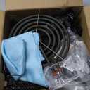 5304430149 5304430150 Porcelain Drip Pan Set & MP22YA Electric Range Burner Element Unit Set with 330031 Range Burner Receptacle Kit Compatible with Frigidaire Kenmore Range Oven/Stove by Cenipar