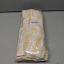 Softalker Gingham Checkered Tablecloth Rectangle - Outdoor Waterproof Buffalo Plaid Table Cloth, Stain Resistant Washable Table Cover for Picnic, Camping, Dining - Yellow and White, 60 x 120 Inch