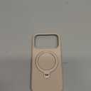 TORRAS Q3 Silicone 360 Spin for iPhone 17 Pro Case with Stand, Fit for MagSafe, Magnetic Ring Kickstand with Camera Control, Liquid Silicone Rubber Soft Phone Case for iPhone 17 Pro 6.3'', Dune Beige