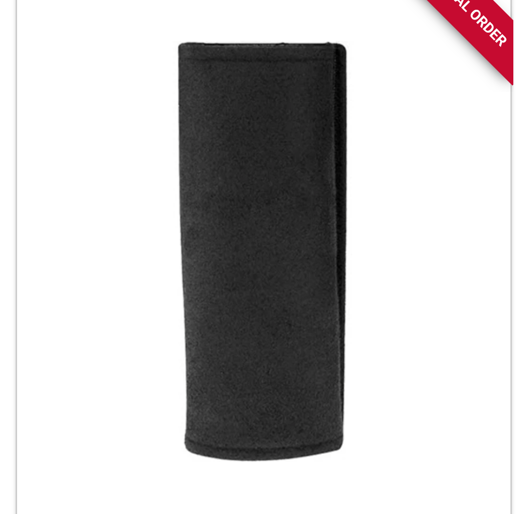 Ultra Soft Seat Belt Pad, Black,2 pcs