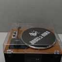 ANGELS HORN Vinyl Record Player, Bluetooth Turntable with Built in Speakers Phono Preamp, High Fidelity Turntables for Vinyl Records with Magnetic Cartridge AT-3600L, Belt Drive 2-Speed (Walnut Wood)