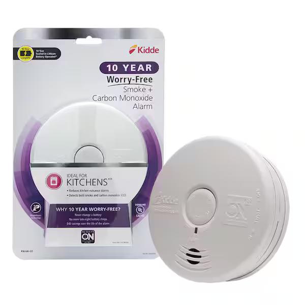 Kidde
10-Year Worry-Free Battery Powered Smoke & Carbon Monoxide Detector