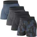 Pair of Thieves Men's Underwear Boxer Briefs - Soft Cotton Boxer Briefs for Men Pack - 4 Pack Tagless Mens Underwear, S