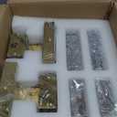 Epinl Gold Sconces Wall Lighting - Crystal Wall Sconces Set of Two Modern Bathroom Vanity Light Fixtures Hardwire Modern 4000K Dimmable LED Wall Mounted Sconces for Hallway Living Room