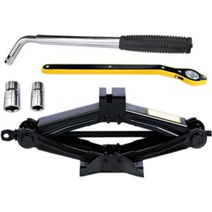 Scissor Jack for 4,400 lbs Auto Car Tire Jack Tool Kit for SUV and Auto Universal Car Emergency Kit with Lug Wrench