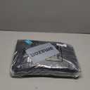 Oudain 3 Pcs Plastic Picnic Table Cover Checkered Tablecloth Fitted Rectangular Table Cloth 30 x 72 Inch Vinyl Waterproof Flannel Backed with Elastic Rim for Indoor Outdoor Picnic Party(Black)