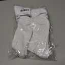 Women's & Men's Scrunch Knee High & Crew Boot Socks - Neon Slouchy Tube Long Socks Pack (White)