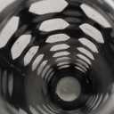 MUKOKO Glass Water Bottles, 24oz Glass Tumbler with Straw, Drinking Bottles with 2 Lids-Handle Spout Lid&Bamboo Straw Lid, Motivational Water Bottle with Time Marker and Silicone Sleeve, 1 Pack-Black