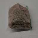 AMOAMI Upgraded Waffle Bath Mat, Super Absorbent Non Slip Bath Mats for Bathroom Floor, Machine Washable Bathroom Rugs with Tassels, Rubber Backed Bathroom Mats, Ultra Soft, 18" x 30", Brown