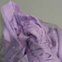 Vocander Wrap Around Lilac Twin Size Bed Skirt 14 Inch Drop, Elastic Dust Ruffle Easy to Put On, Solid Bedskirt Polyester Fabric Machine Washable Dryable and Ironable