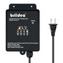 Outdoor Low Voltage Transformer, Briidea 60W 120V AC to 12V DC Landscape Light Transformer with Countdown Timer and Photocell Light Sensor, for Spotlight Pathway Light