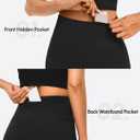 AFITNE Women's Yoga Pants Bootcut Workout Leggings Flare Casual Lounge Pants with Pockets High Waist and Tummy Control (Black, S)