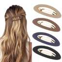 Amariver 4packs Hair Barrettes for Women Hair Clips French Barrette Clip Oval Hair Clips for Thick Thin Long Short HairBarrettes Stylish Accessories for Women Girls