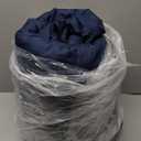 Bedsure Full Size Comforter Set - 7 Pieces Reversible Navy Bedding, Full Size Bed Set for All Seasons, Bed in a Bag with Down Alternative Comforter, Sheets, Pillowcases & Shams