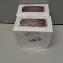 2 x MEEDEE Rust Velvet Ribbon 1 Inch Single Face Nylon Velvet Ribbon 2 Rolls 20 Yards Rust Red Ribbons for Christmas Tree, Gift Wrappig, Rustic Wreath, Velvet Bow Making, Floral Bouquet, Home Decor